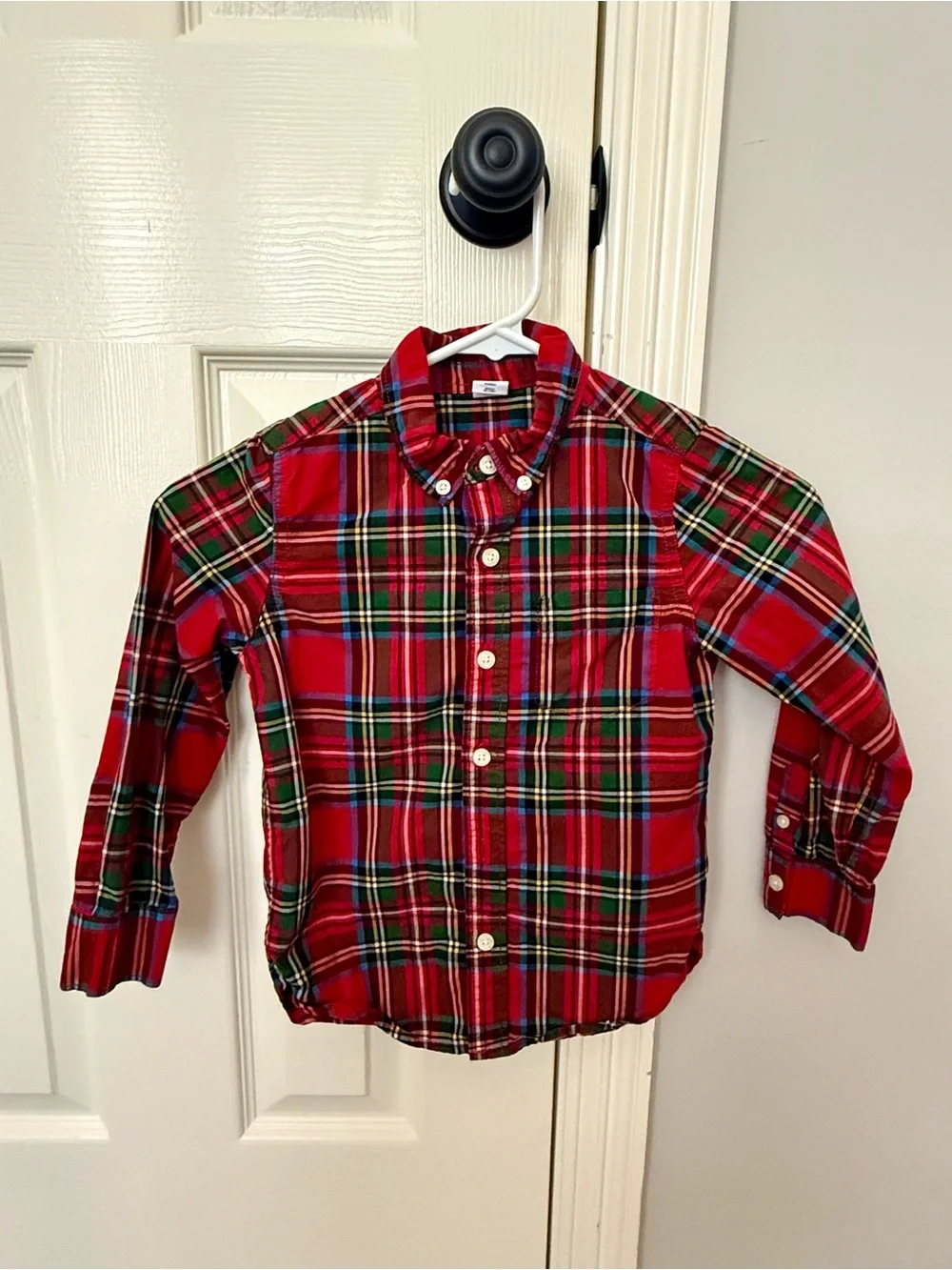 GAP and Carter’s Red Button Downs. Perfect for the holidays!